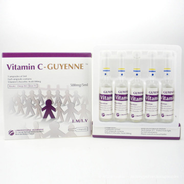 Injizierbares Vitamin C - Guyenne 0.5g / 5ml
